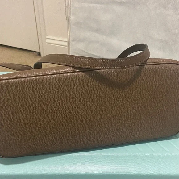 Coach Dark Brown Leather Tote - Picture 5 of 5